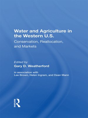cover image of Water and Agriculture In the Western U.S.